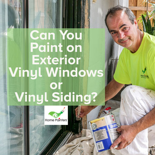 Exterior Vinyl Windows and Vinyl Siding Painting