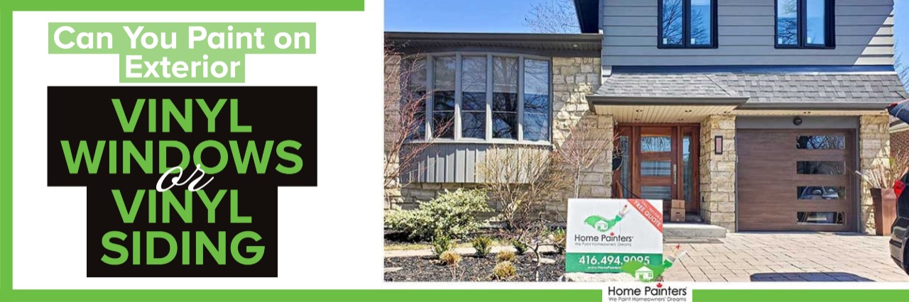 Exterior Vinyl Windows and Vinyl Siding Painting
