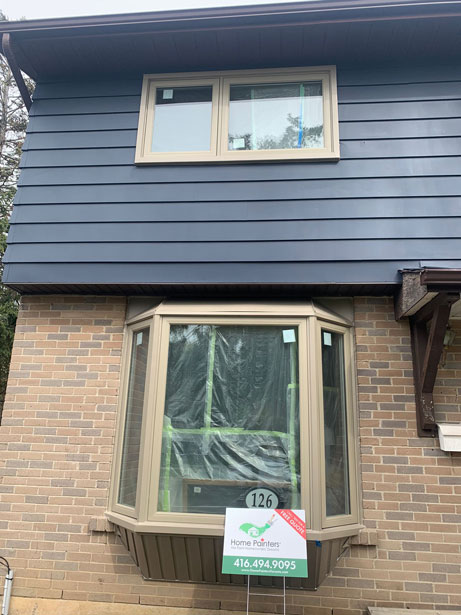 Exterior Painting Prep Windows