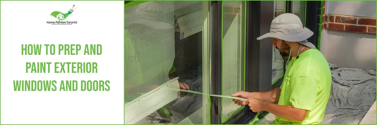 How to Prep and Paint Exterior Windows and Doors Banner