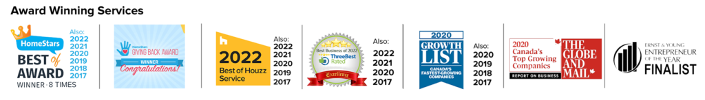 Award winning services