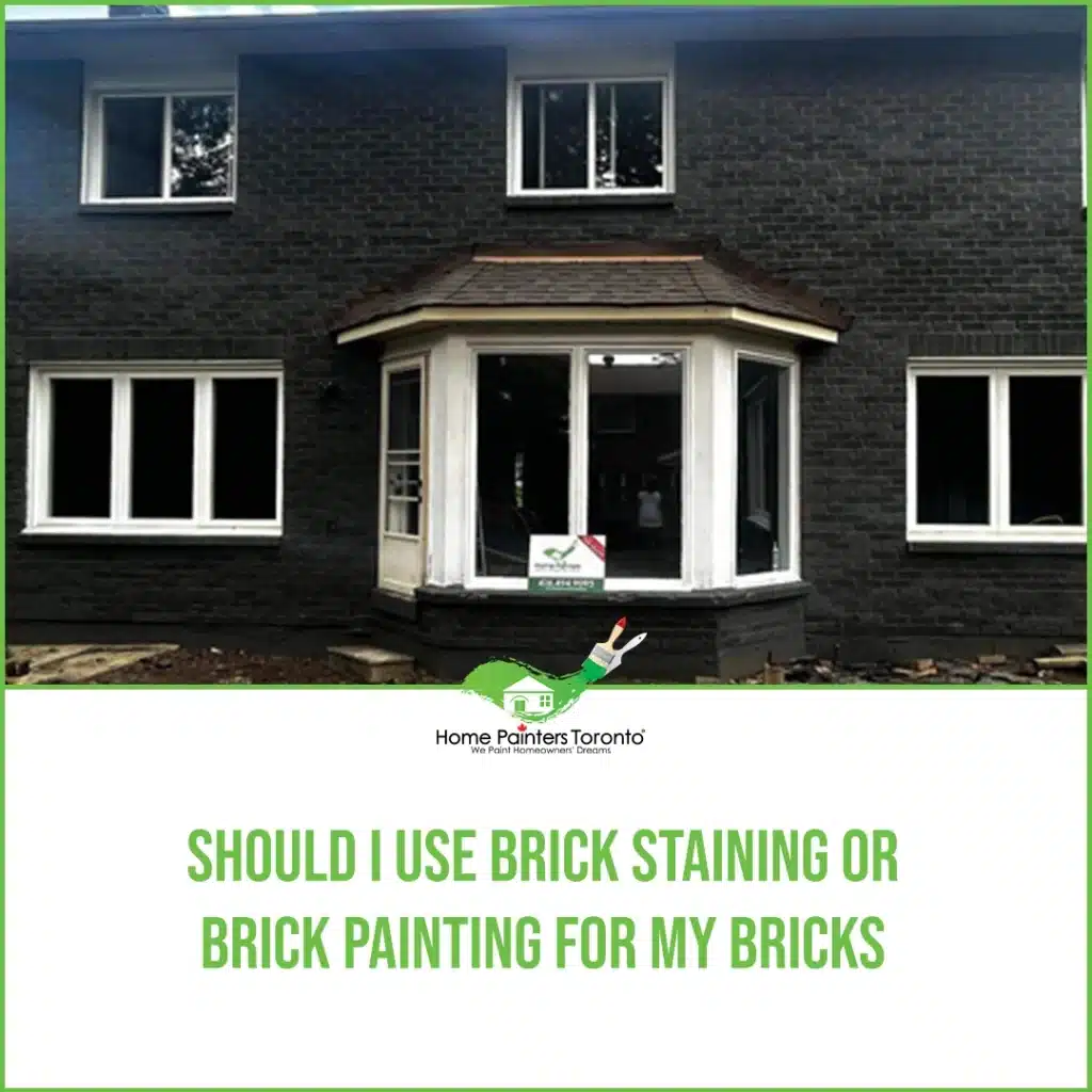 Should I Use Brick Staining or Brick Painting for my Bricks?