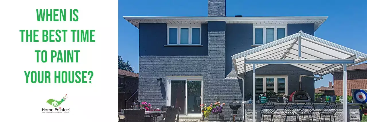 This articles tells you when is the best time to paint your house exterior