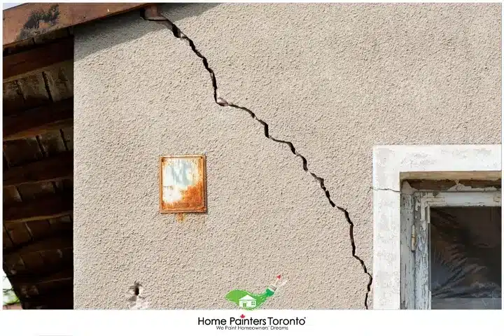 Exterior Wall Crack