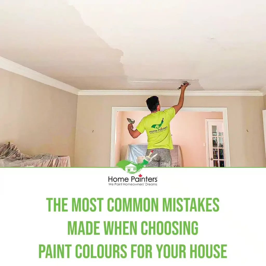 Painters painting the ceiling