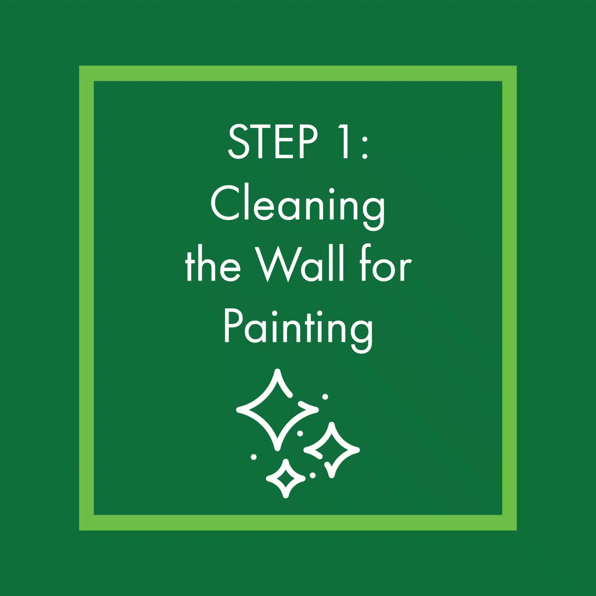 Steps in painting a brick wall and concrete wall