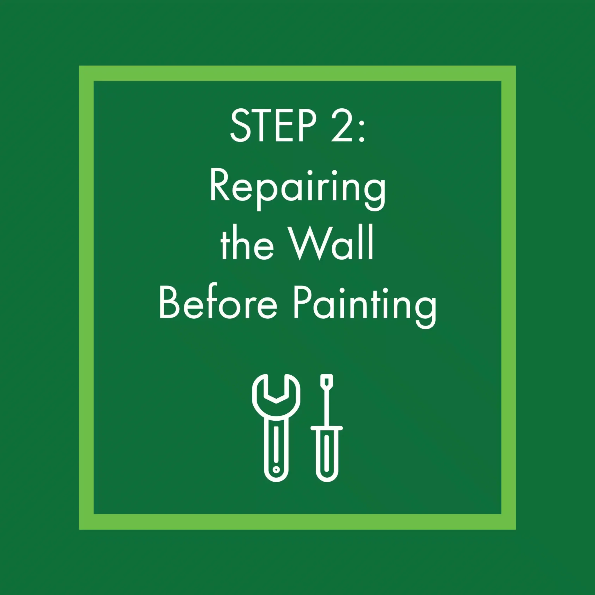 Steps in painting a brick wall and concrete wall