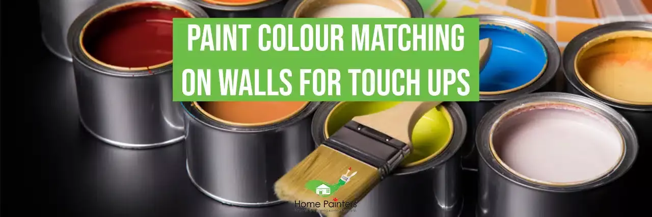 Colour matching on walls for touch ups