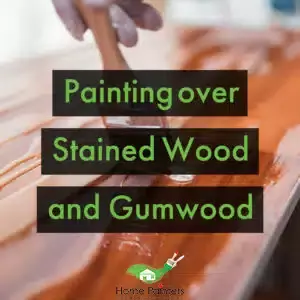 Stained wood and gumwood painting