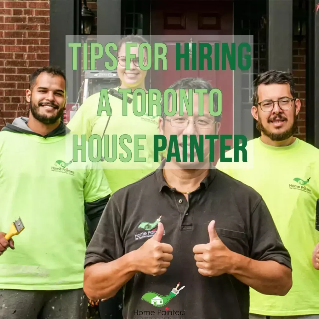 Hiring a toronto house painter