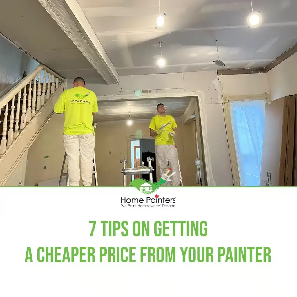 Getting a cheaper price from your painter