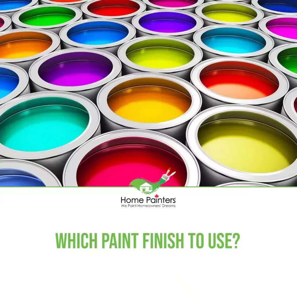 Using paint finish