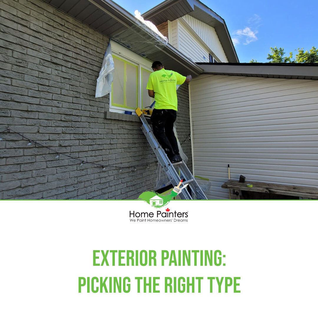 exterior painting picking the right type