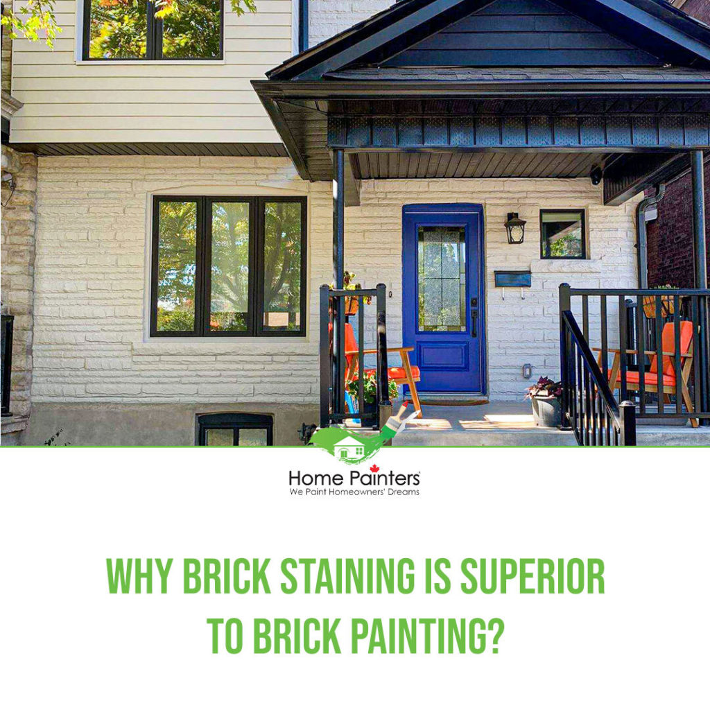 Why Brick Staining is Superior to Brick Painting