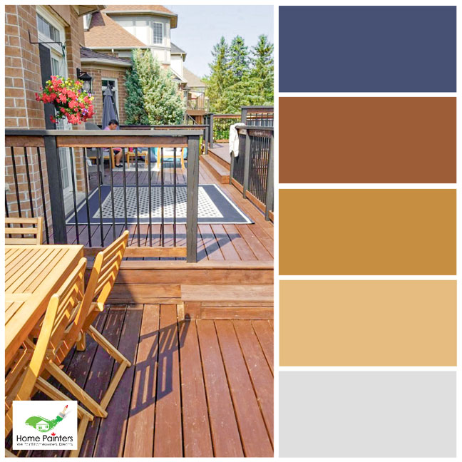 Exterior Deck and Fence Staining Colour Pallete