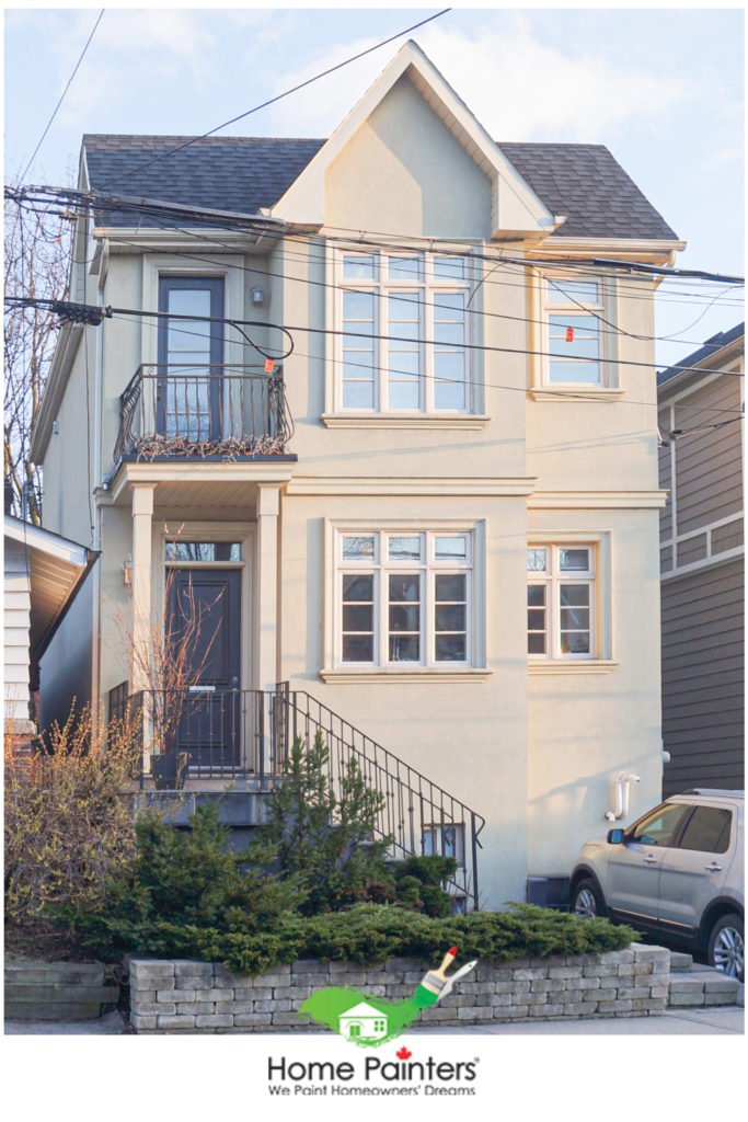 exterior-painting_residential-home_taupe_tall-house-in-toronto-with-large-windows-683x1024