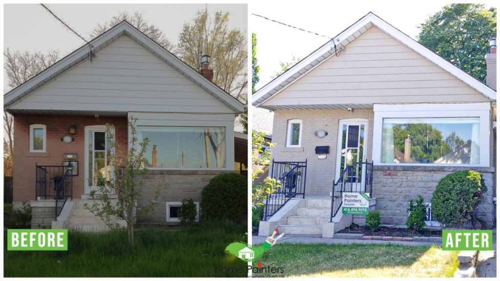 Exterior Aluminum Siding Painting