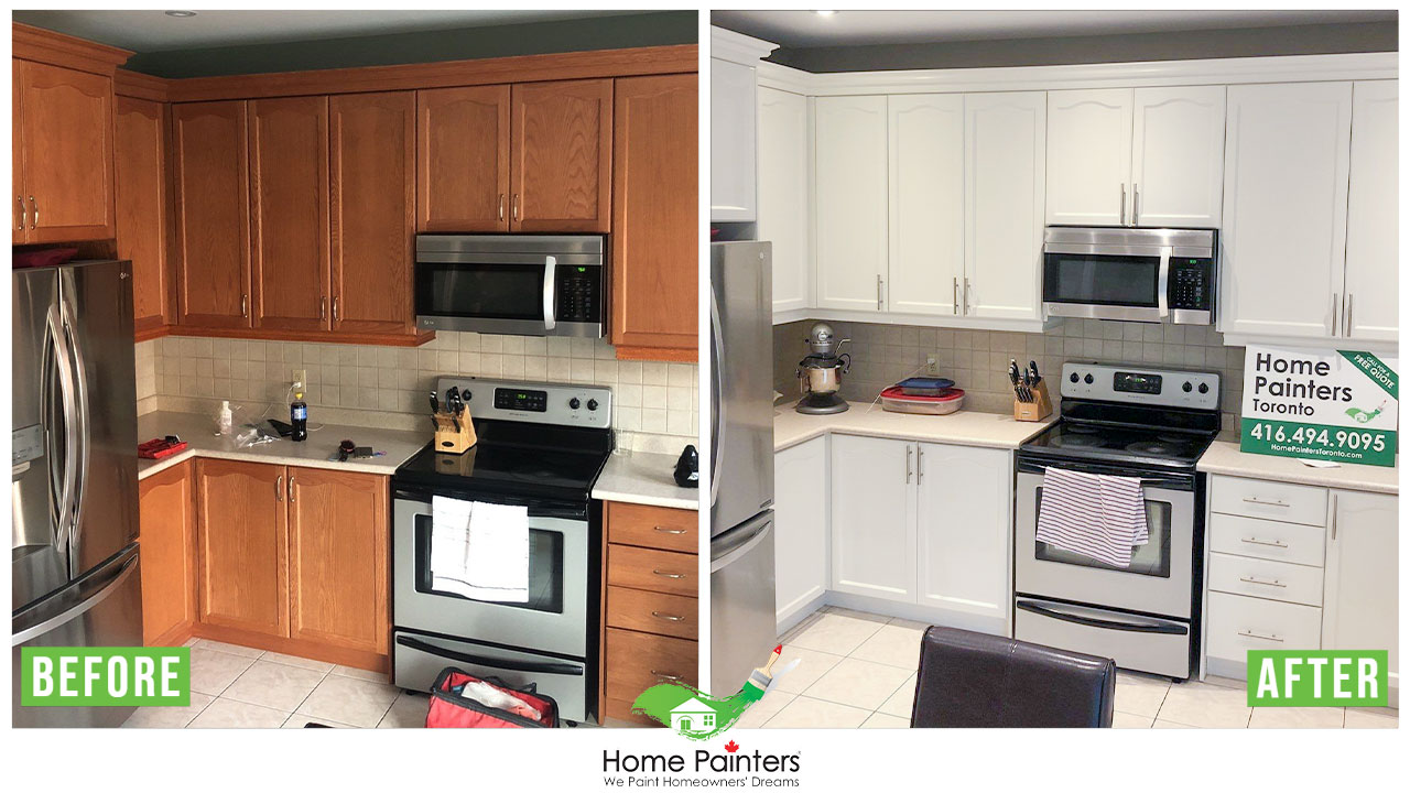 kitchen cabinet painting and cabinet cabinet refinishing before and after