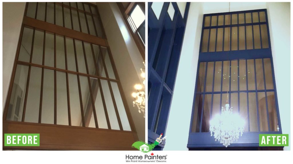 interior commercial window painting by home painters toronto