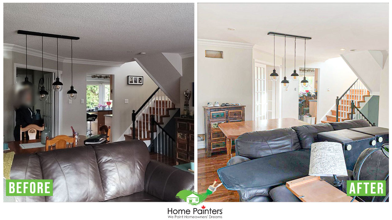 Interior Painting and Popcorn Ceiling Flattening