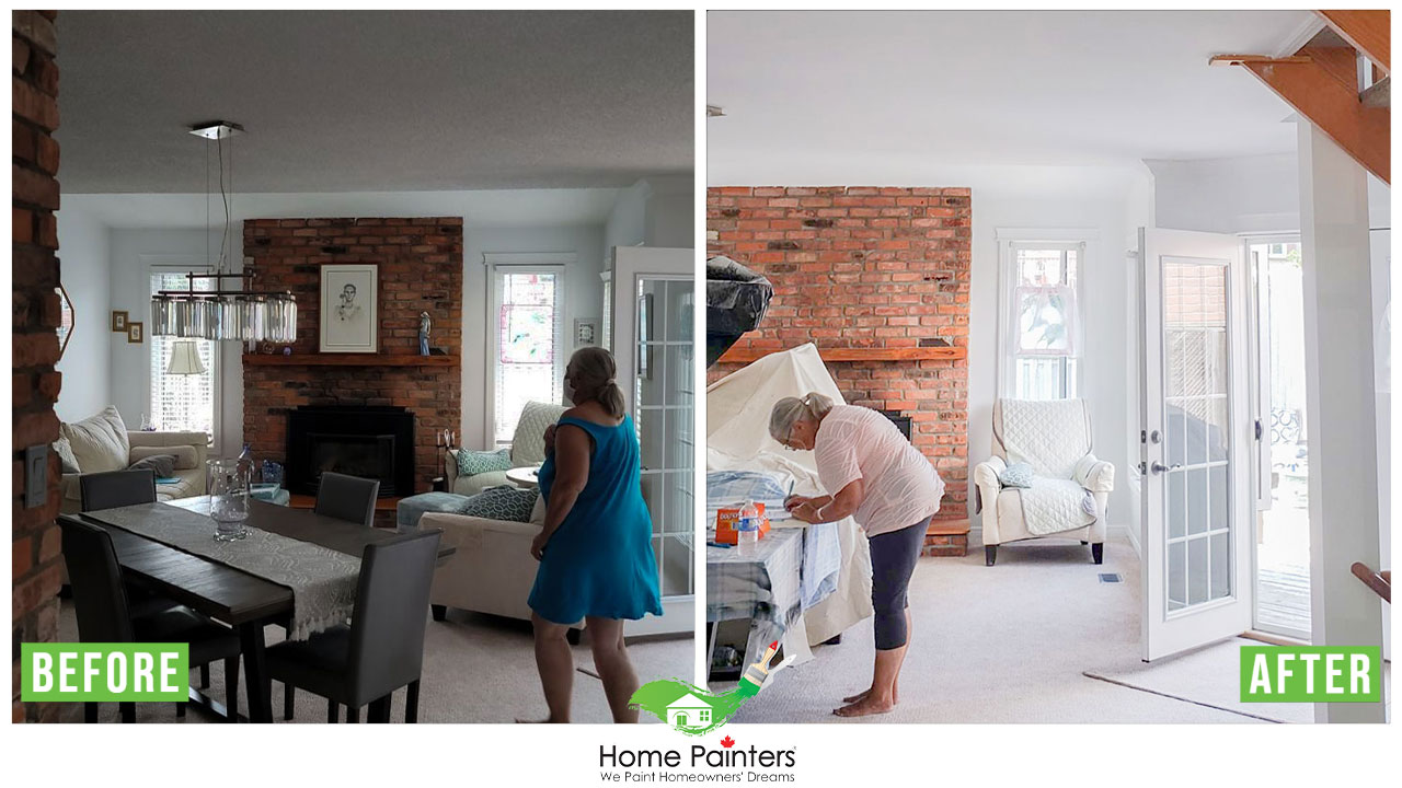 Interior Painting and Popcorn Ceiling Flattening