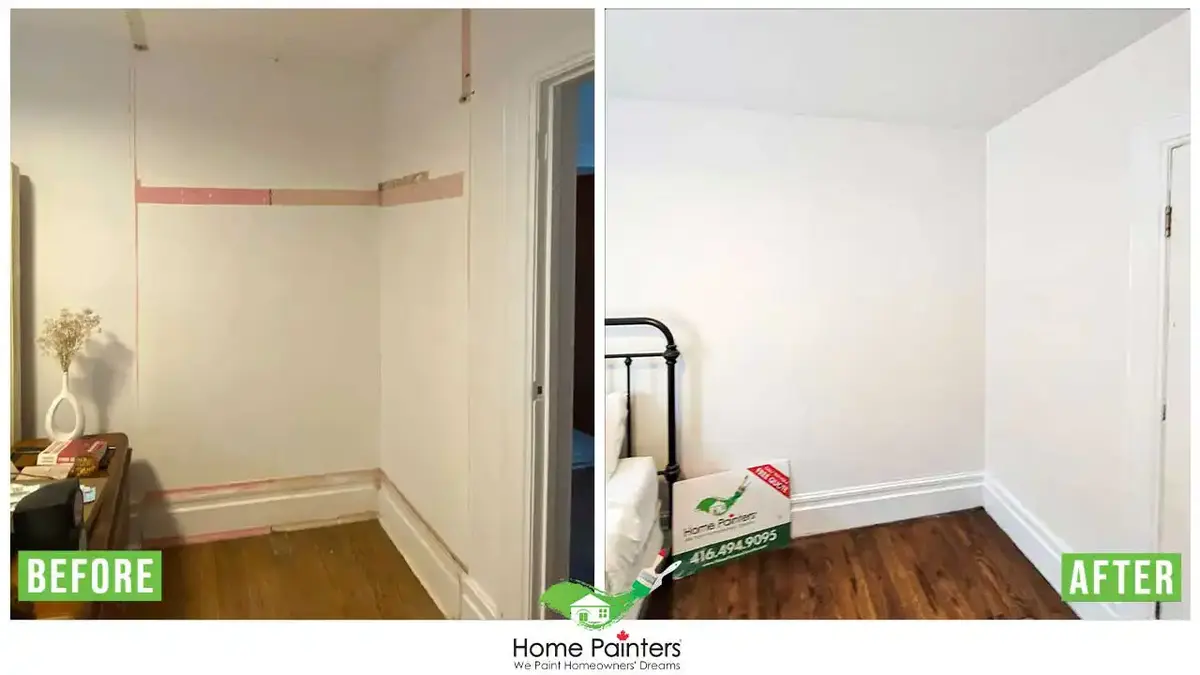 interior wall painting and wall repair by home painters toronto