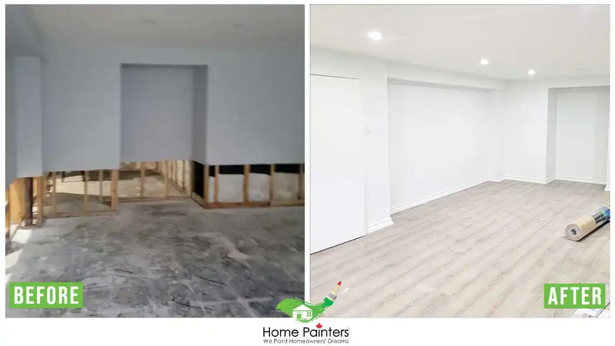 interior wall painting and drywall repair by home painters toronto