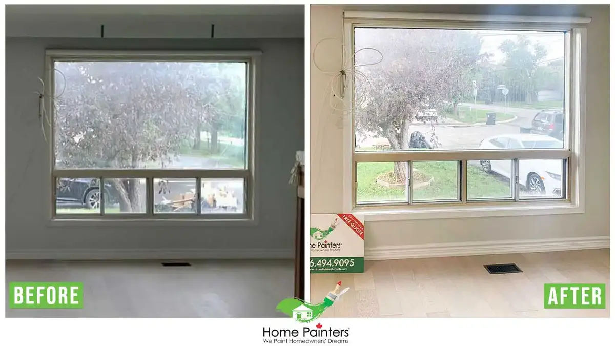 interior wall painting and drywall repair by home painters toronto