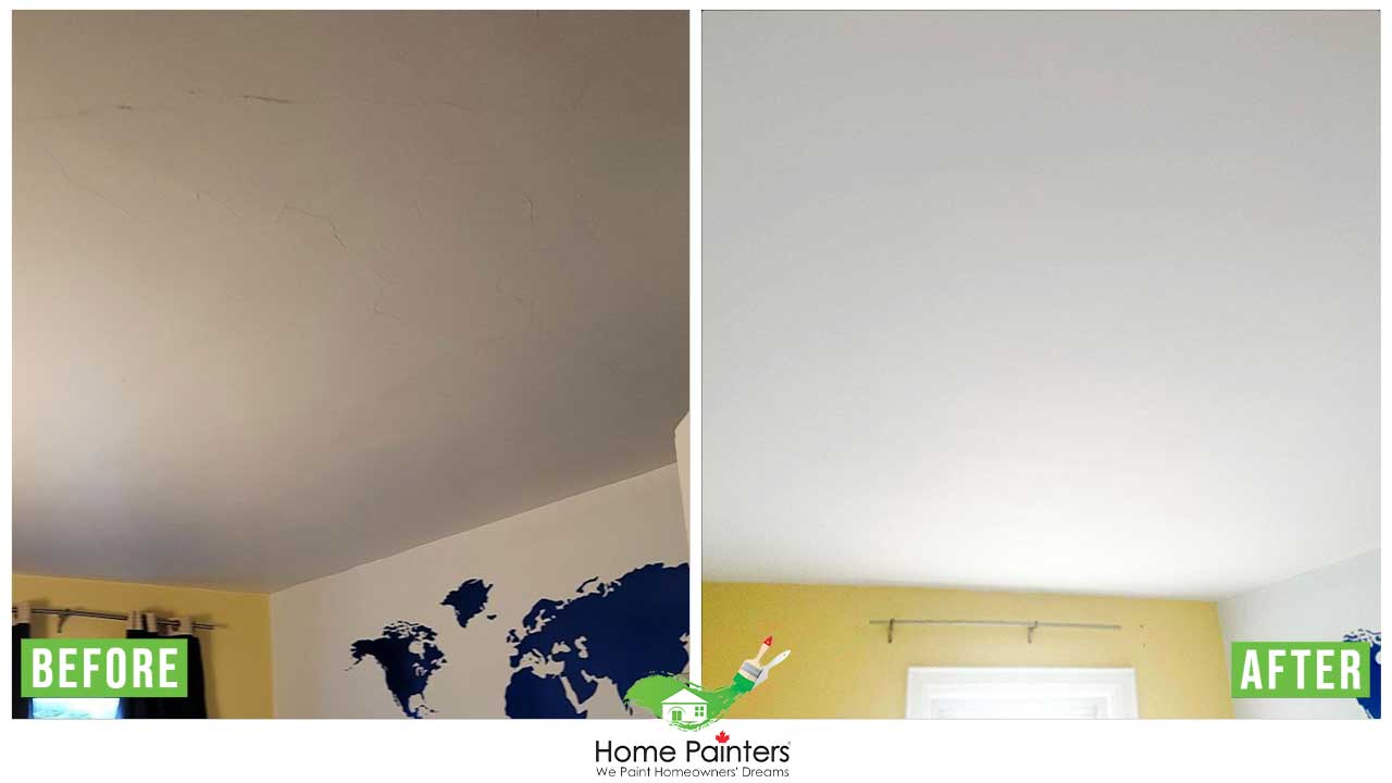 Interior Painting and Popcorn Ceiling Flattening