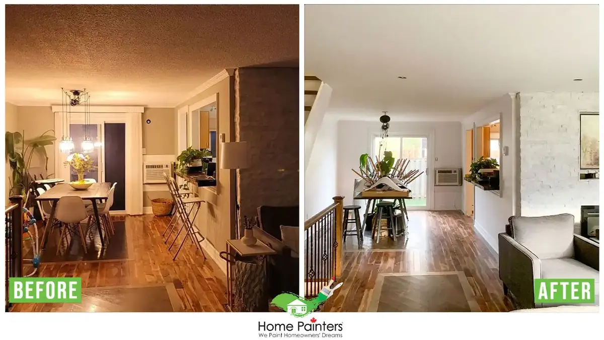 before and after photos popcorn ceiling removal