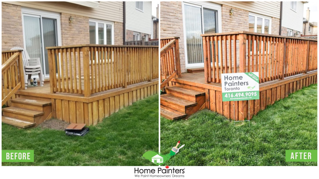Exterior Deck and Fence Staining