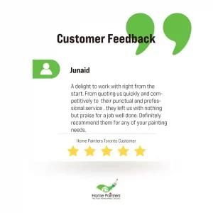 Client's Review for Home Painters Toronto