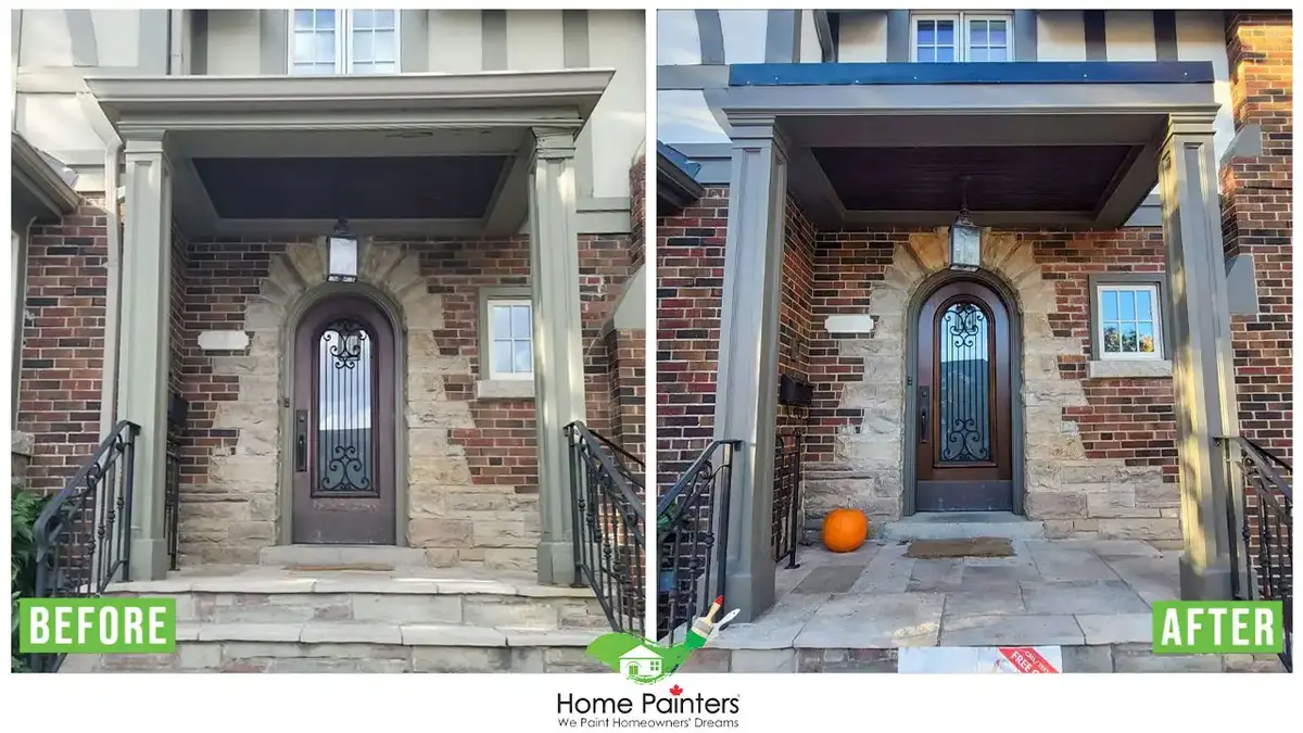 exterior tudor before and after
