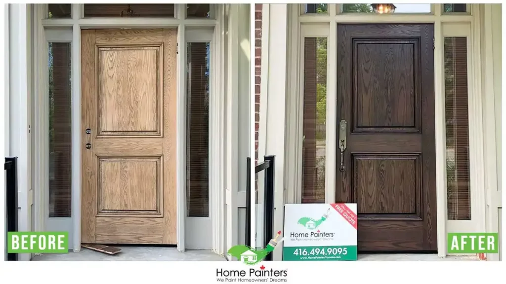 Cost to Paint Exterior Doors by Home Painters Toronto in the GTA