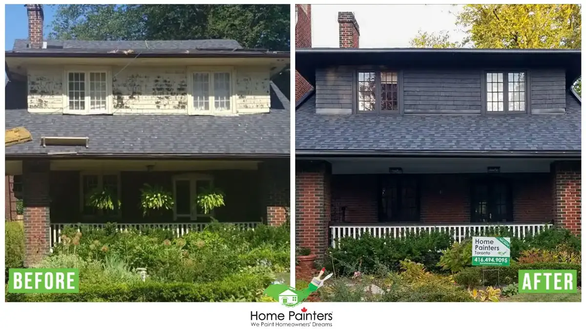 tudor siding painting