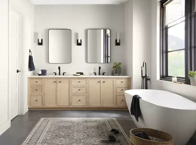 blank canvas bathroom
