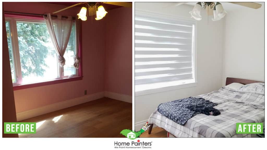 Interior Bedroom Painting by Home Painters Toronto