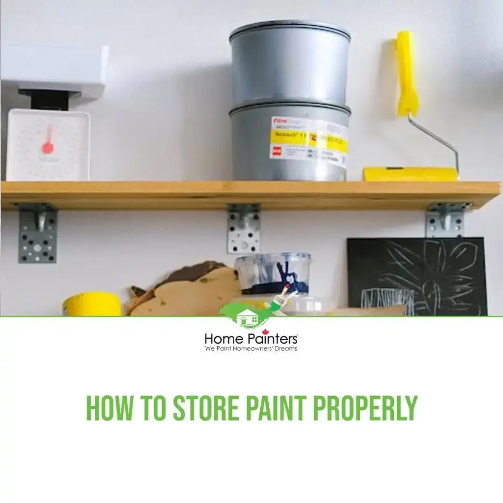 How to Store Paint Properly