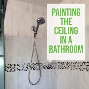 Painting The Ceiling In A Bathroom