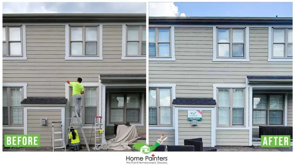 Aluminum Siding And Wood Painting By Home Painters Toronto