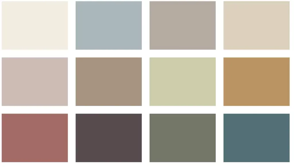 BEHR Colour Palette