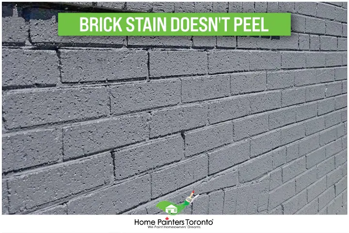 brick stain doesn't peel
