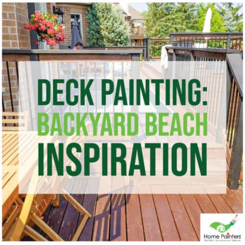 Deck Painting: Backyard Beach Inspiration
