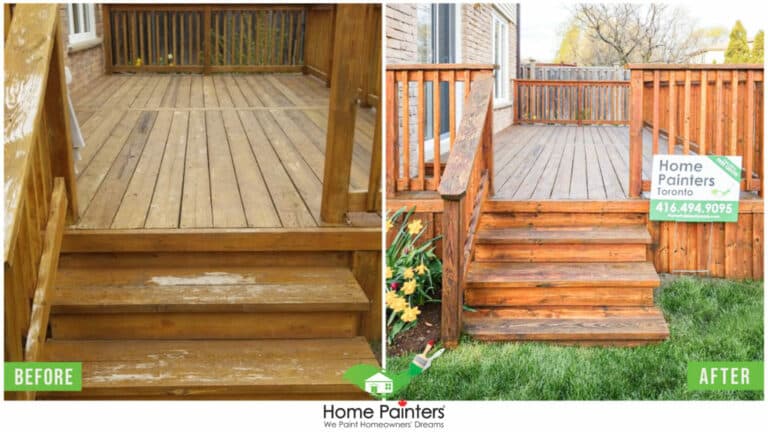 Exterior Deck Staining