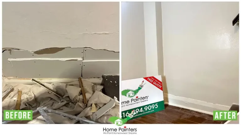 drywall ceiling repair by home painters toronto during