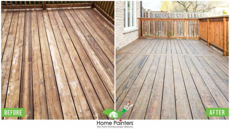 Exterior Deck Staining