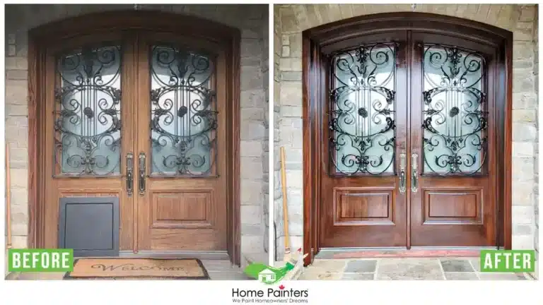 Front Door Painting by Home Painters Toronto