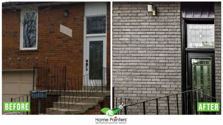 Exterior Brick Staining