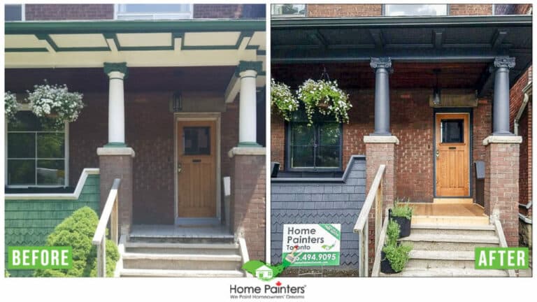 porch painting by home painters toronto