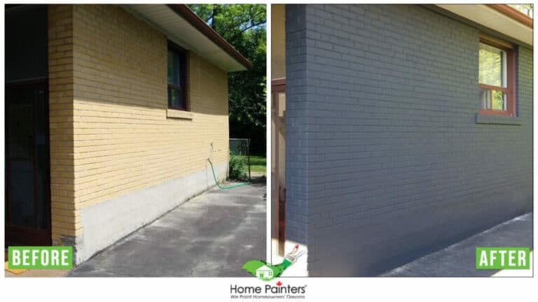 Exterior Brick Staining